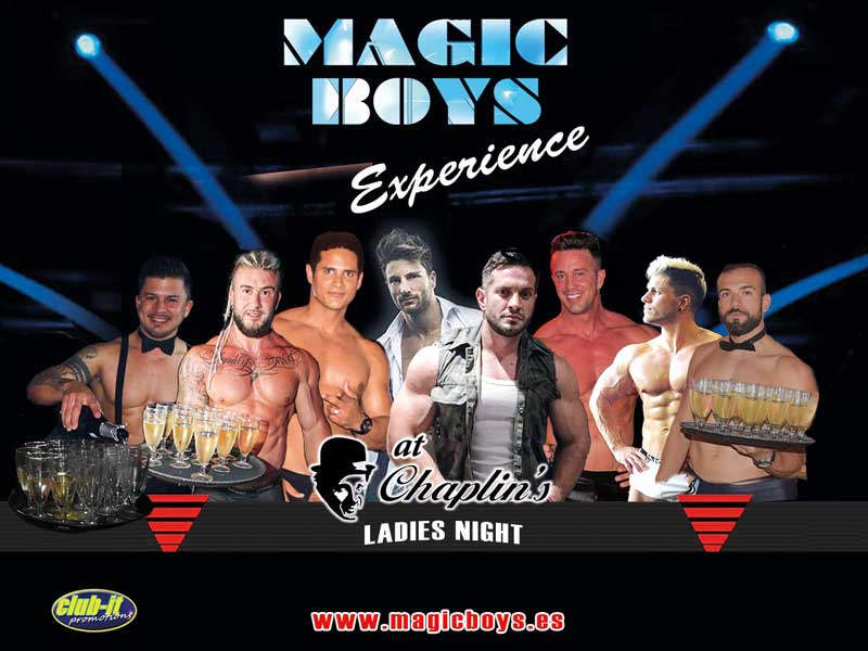 Magic Boys male strip show Benidorm